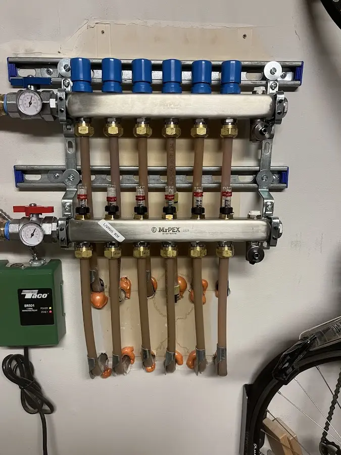 Plumber performing Gas Leak Detection at a residential property in Statesville